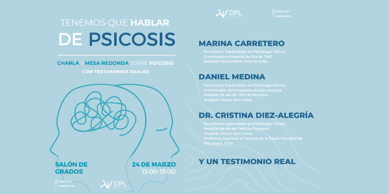 MESA REDONDA SOBRE PSICOSIS - 24 DE MARZO - SALÓN DE GRADOS